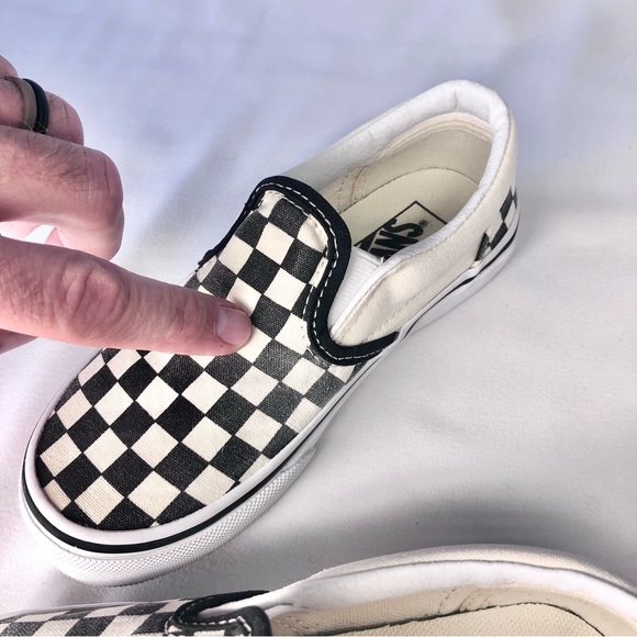 Vans Kids Combo T-Shirt Size Medium And Classic Slip On Shoes Size 12 (Lot Of 2) - Picture 10 of 16